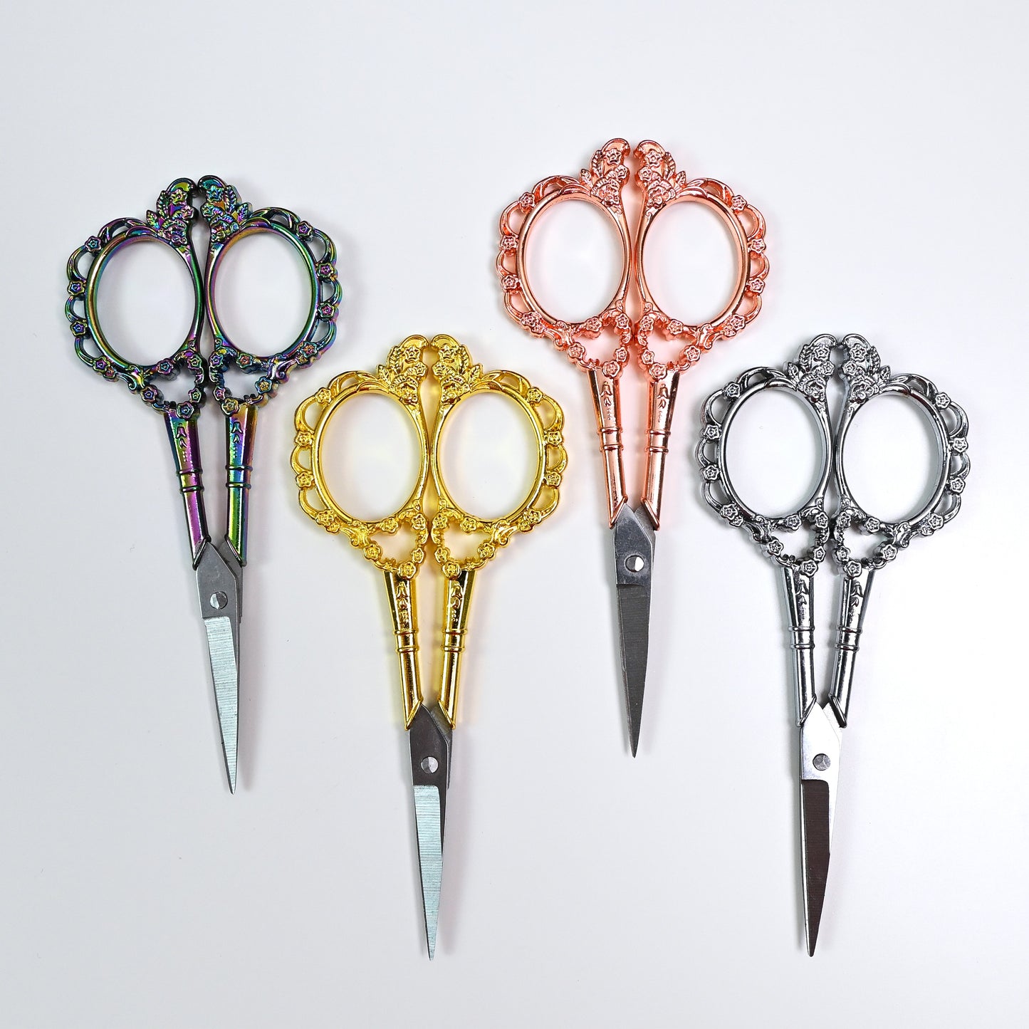 Antique Floral Sewing & Stationery Scissors
