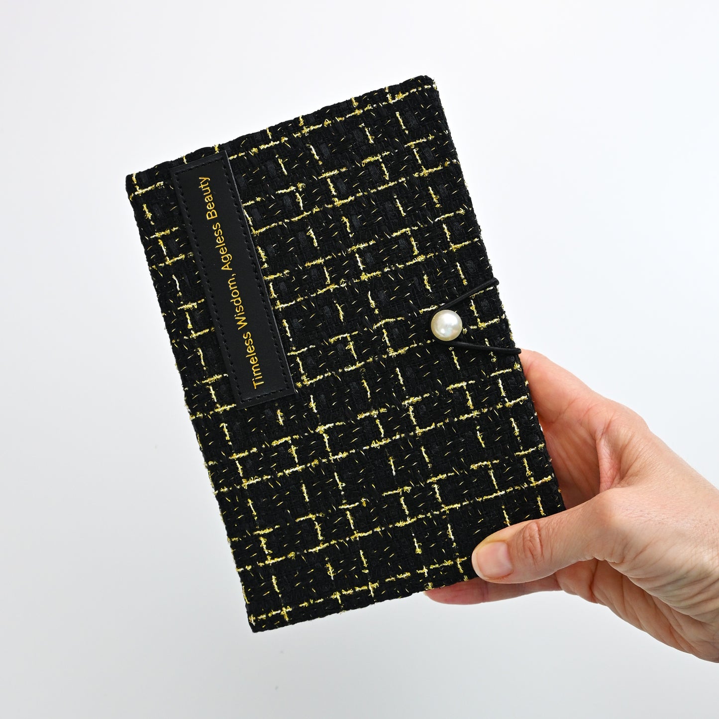 A6 Notebook: Pearl and Tweed Collection