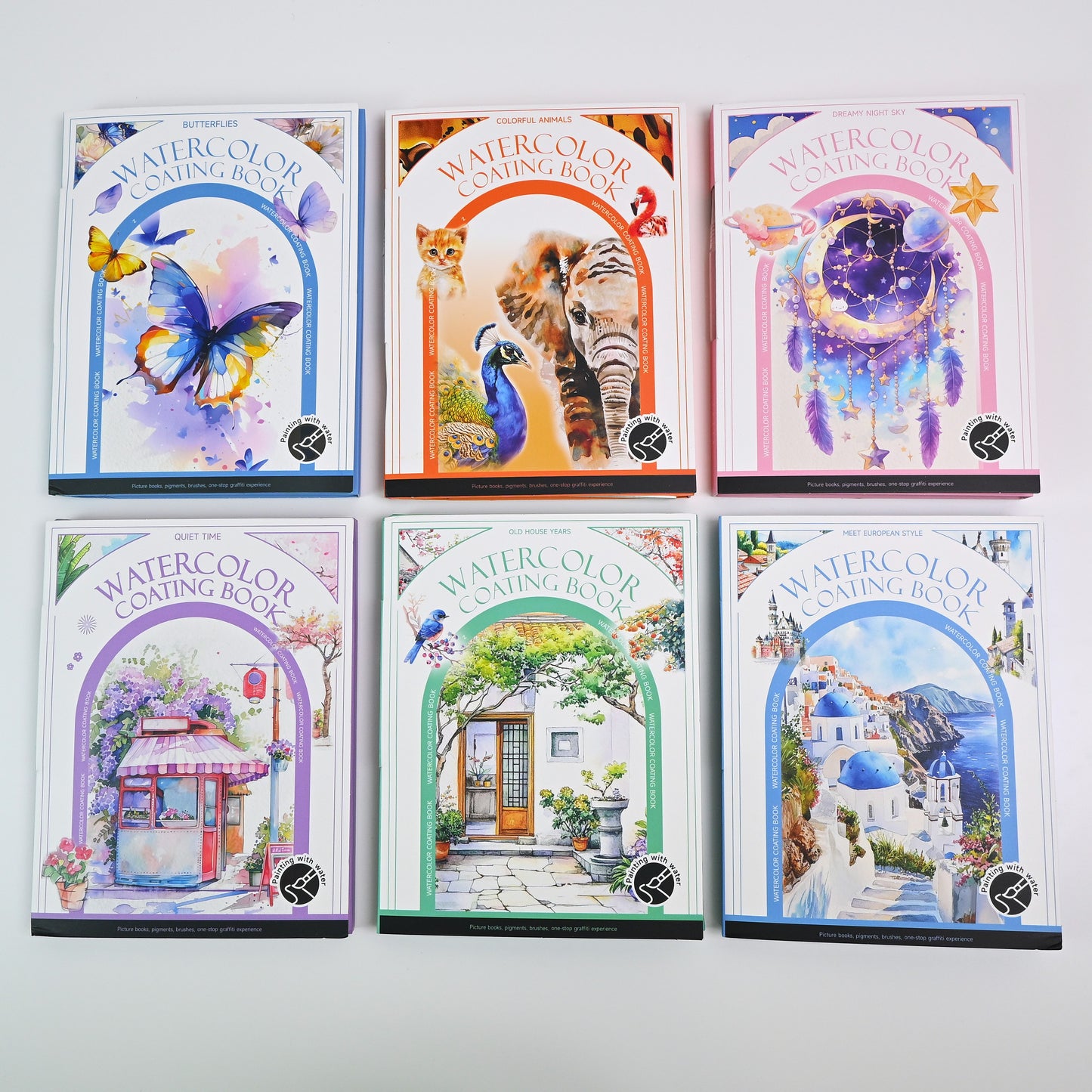Magic Watercolor Coating Book | Just Add Water