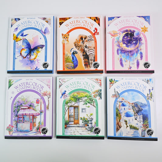 Magic Watercolor Coating Book | Just Add Water