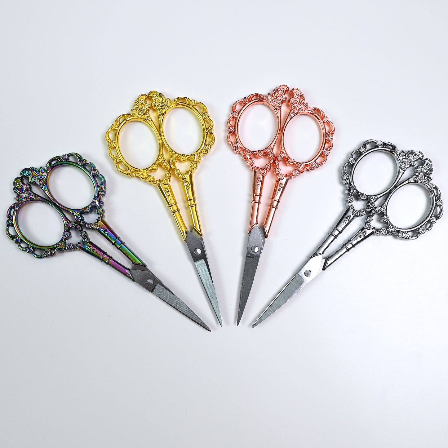 Antique Floral Sewing & Stationery Scissors