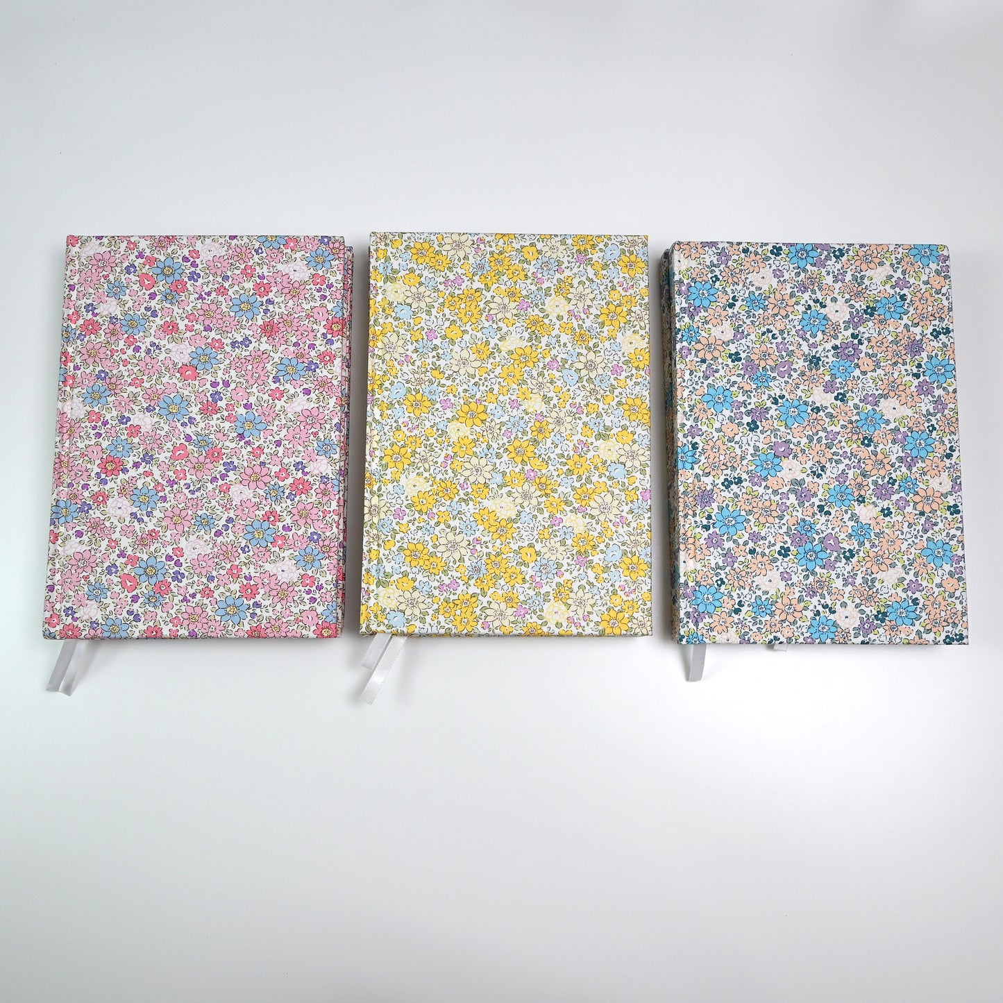 [B-Grade Sale] A5 Notebook:  Floral Fabric Journals