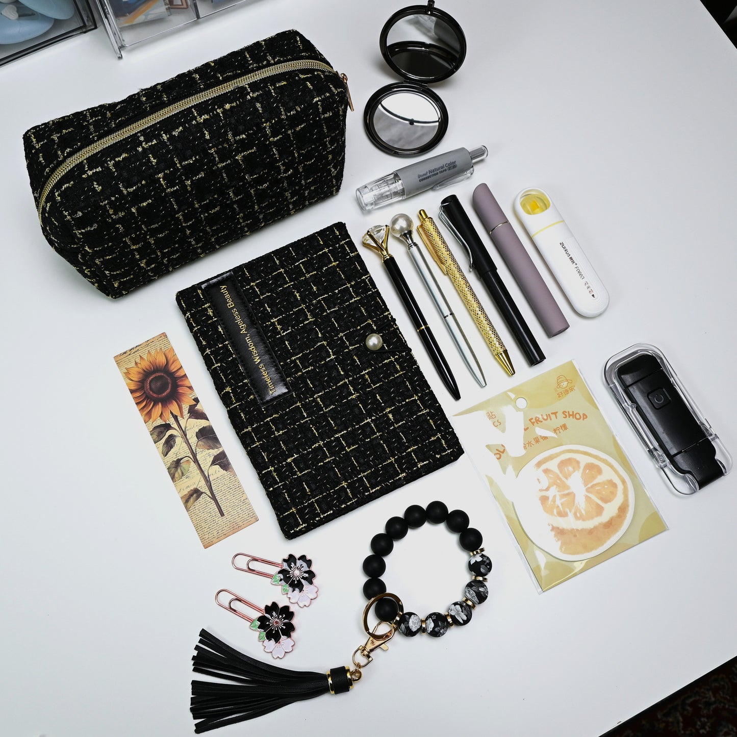 Elegant Tweed Stationery Weekly Bundle ✨ Limited Edition