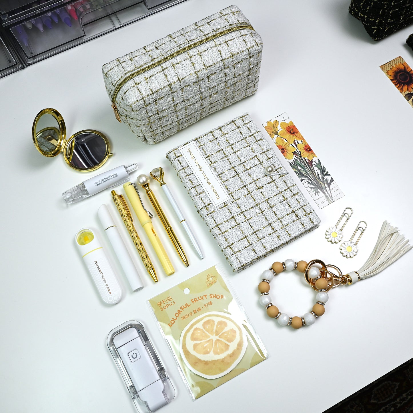 Elegant Tweed Stationery Weekly Bundle ✨ Limited Edition