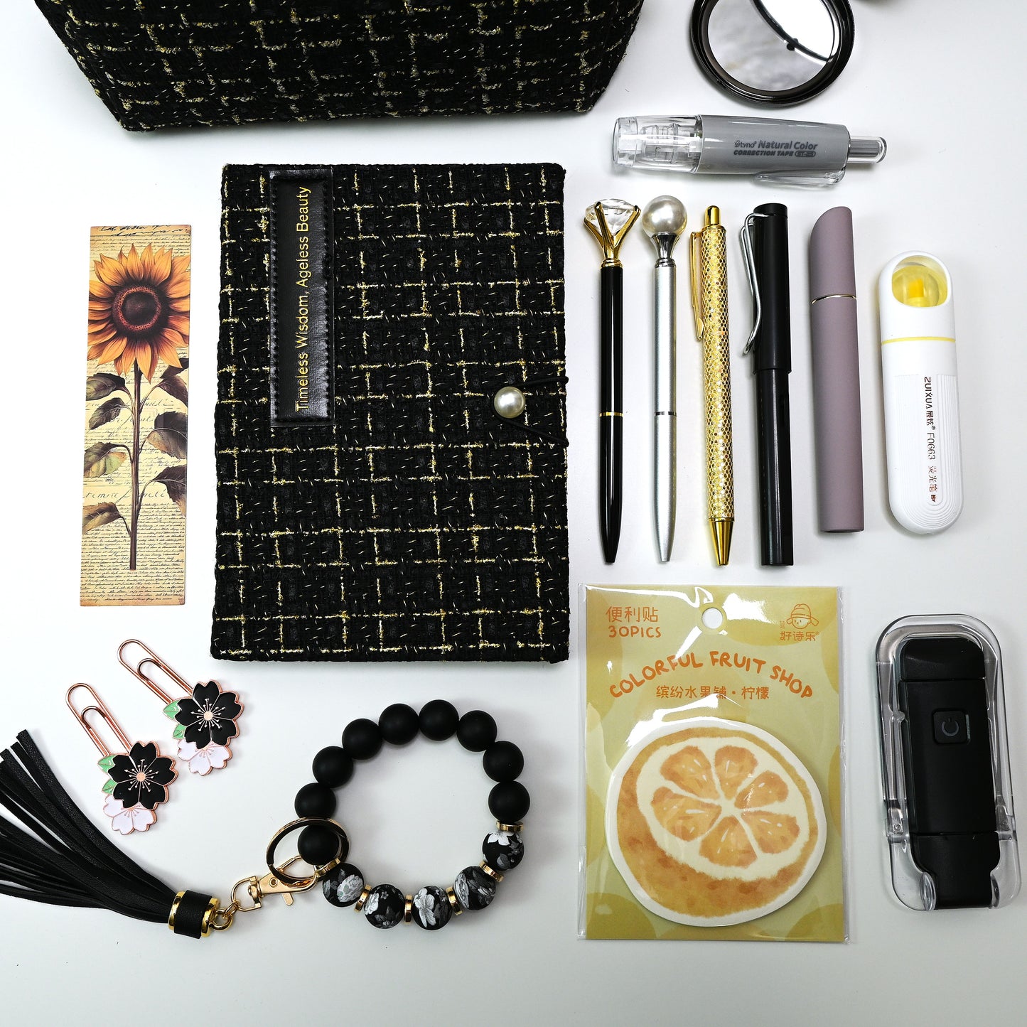 Elegant Tweed Stationery Weekly Bundle ✨ Limited Edition