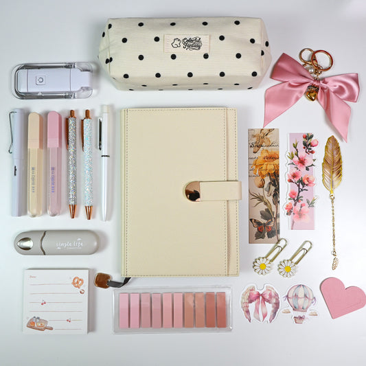 Cream & Blush Journaling Set