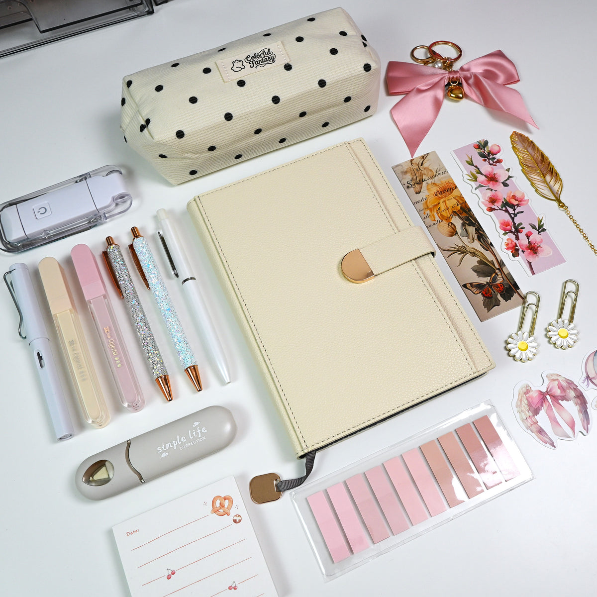 Cream & Blush Journaling Set