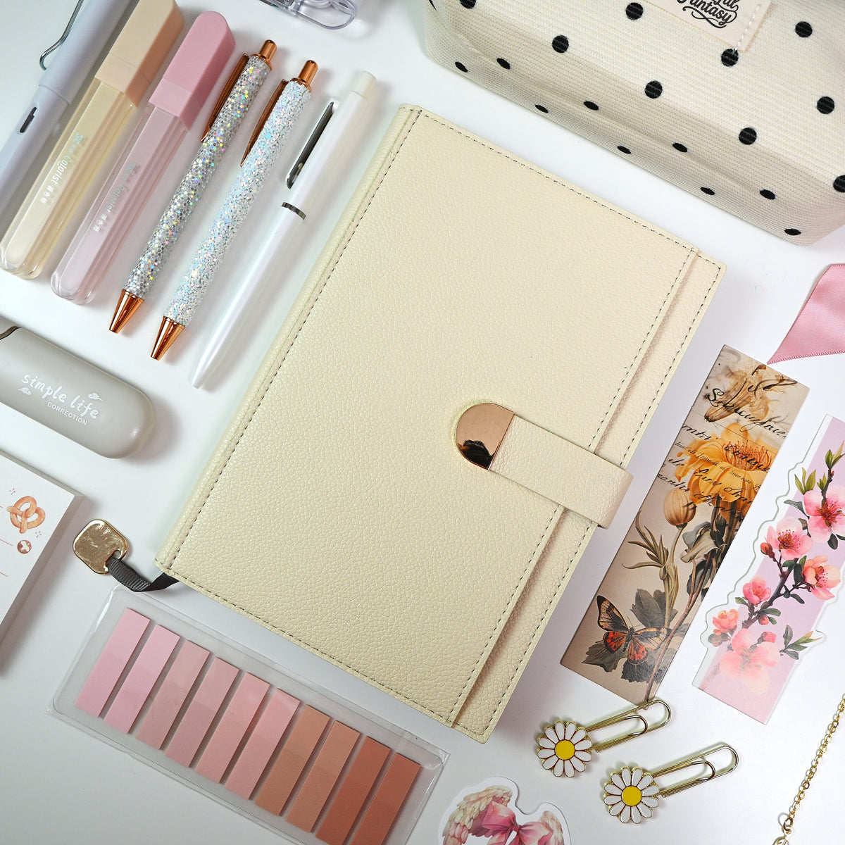 Cream & Blush Journaling Set