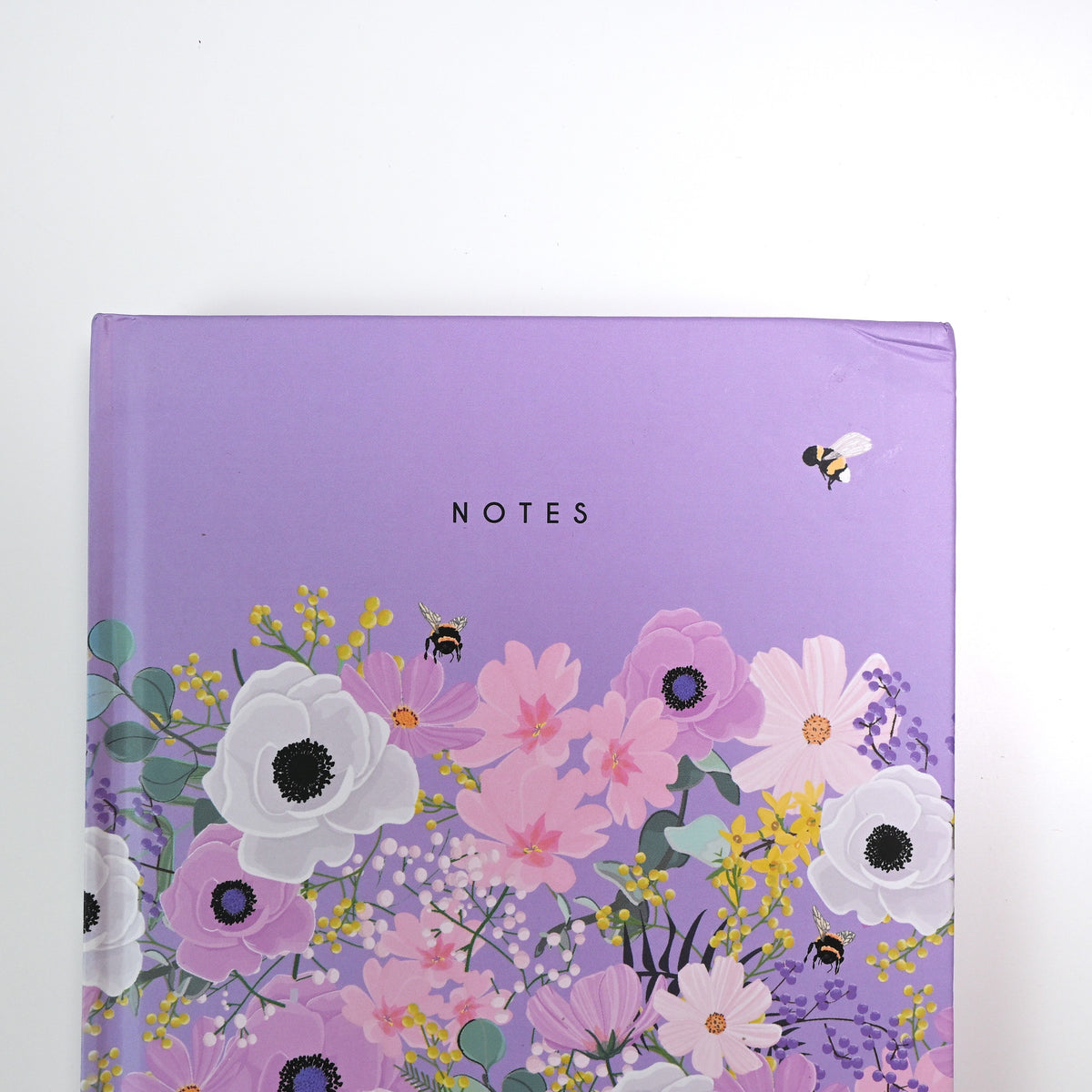 [B-GRADE SALE] A5 Lavender Floral Hardcover Journal
