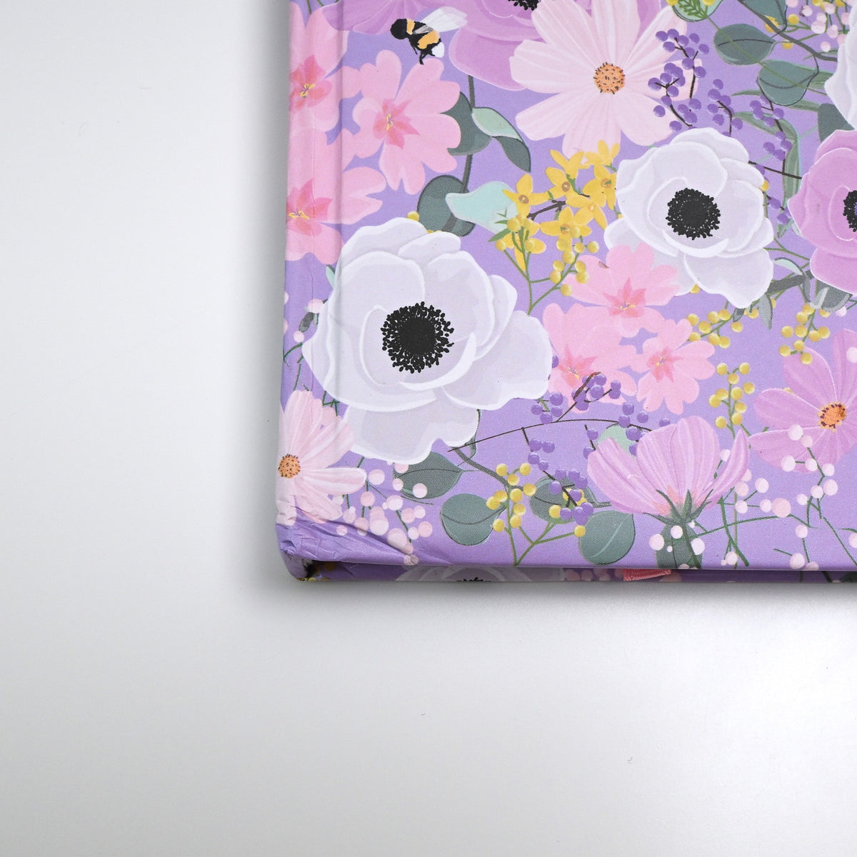 [B-GRADE SALE] A5 Lavender Floral Hardcover Journal