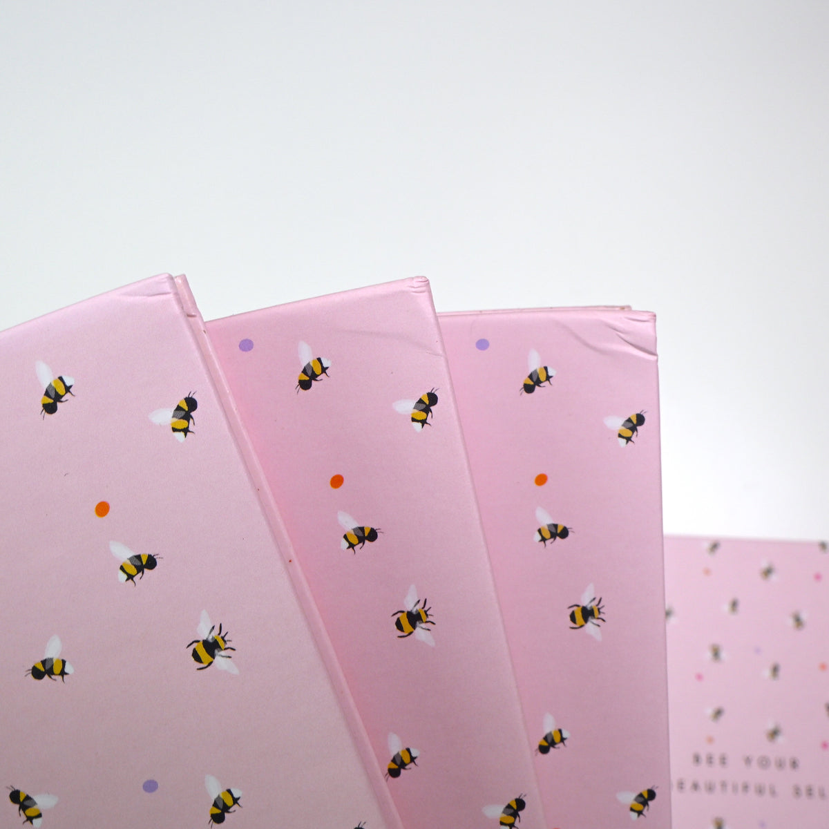 [B-GRADE SALE] A5 Pink Honeybee Hardcover Journal