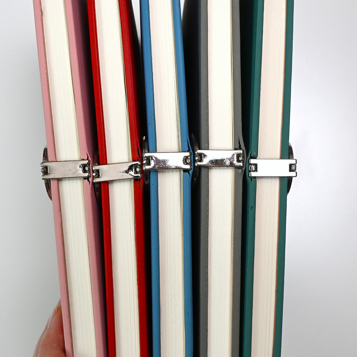[B-GRADE SALE] A5 Ring Accent Hardcover Journal (Multiple Colors)