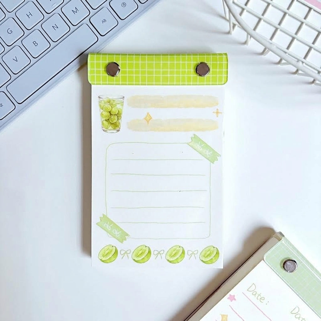 Sweet Fruit Series Pocket Notepad — 100 Sheets Desk Stationery